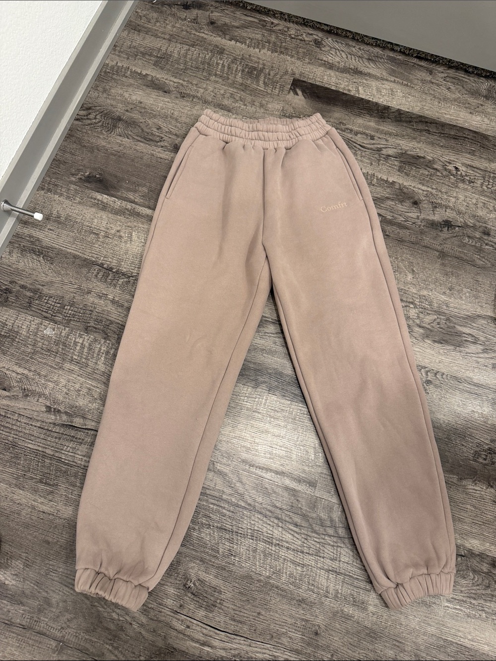 Women's Cozy Track Joggers - Dusty Rose